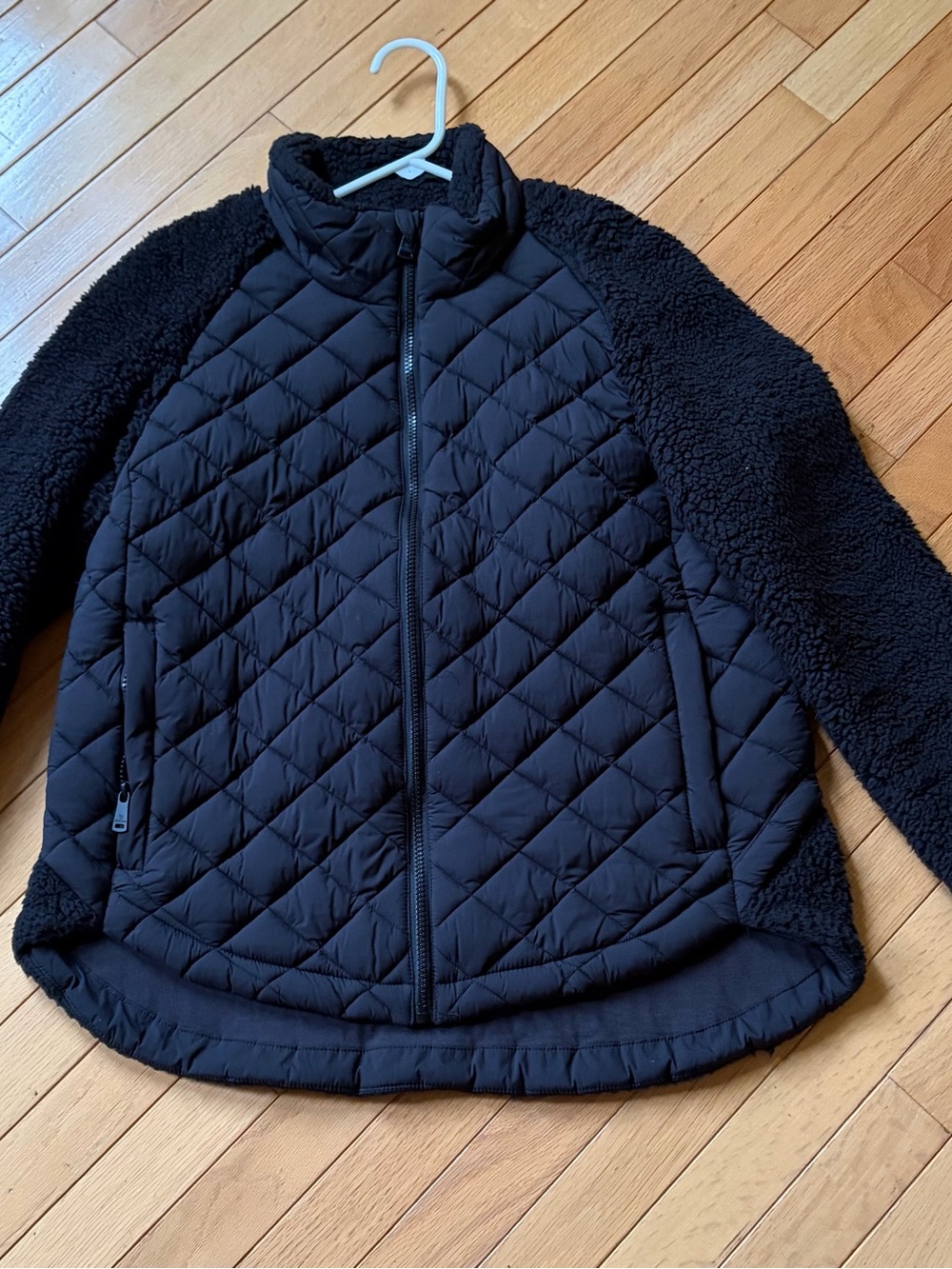Bernardo Black Quilted & Sherpa Performance Jacket